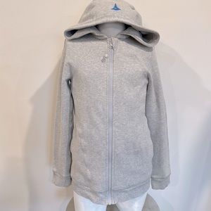 Ivivva Size 10 Sea To Sky Hoodie Gray Fleece